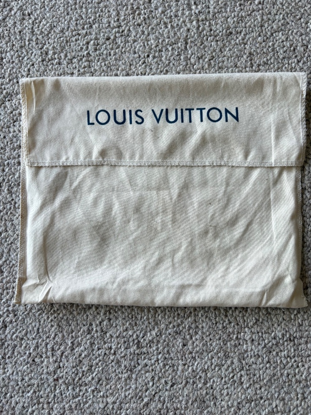 Louis Vuitton Small Dust Bag 12.5x10 Cotton Envelope Storage LV